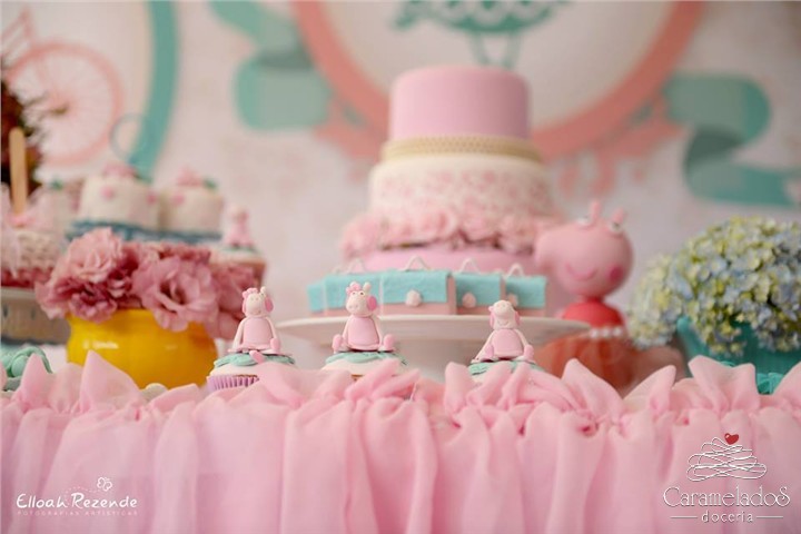 {Mini Party} Peppa Bailarina para Fernandinha