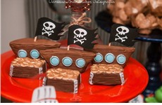 Mini bolo decorado Piratas
